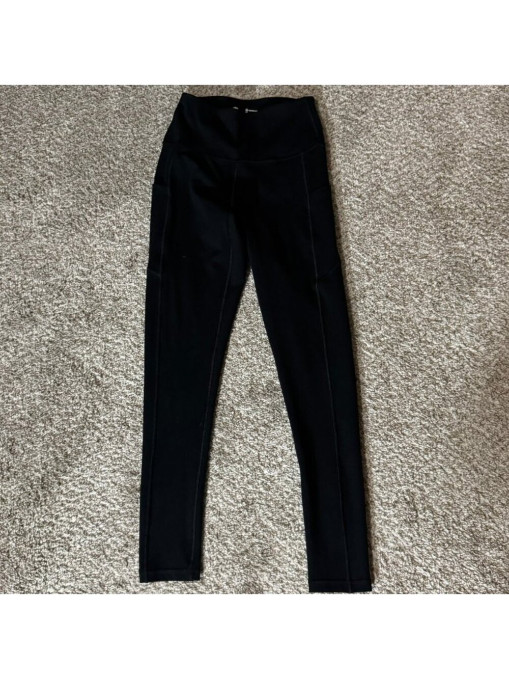 IUGA Yoga Leggings Women's Size XS Black High Waist Athletic Pants with Pockets